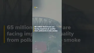 Massive wildfires in Canada have blanketed US skylines in smoke #Shorts