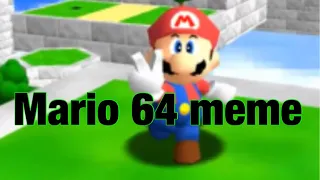 Super mario 64 meme