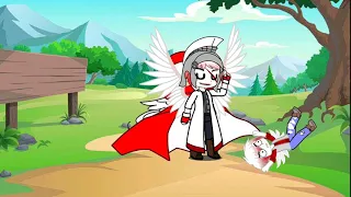 Countryhumans - Poland and his father moments