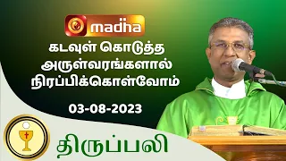 🔴 LIVE  03  AUGUST  2023 Holy Mass in Tamil 06:00 PM (Evening Mass) | Madha TV
