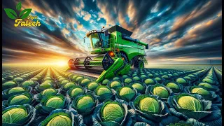 The Most Modern Agriculture Machines That Are At Another Level, How To Harvest Broccoli In Farm ▶1