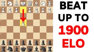 Best Chess Opening To Win Up To 1900 ELO After 1.e4 [Tricky Gambit]