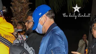 Leonardo DiCaprio Gets Escorted By Aggressive Security While Being Bombarded by Paparazzi @ Carnival