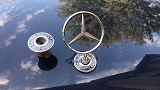 How to change mercedes hood ornament / emblem