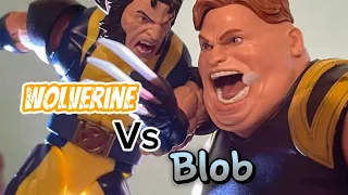 Wolverine Vs Blob | stop motion battle