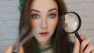 ASMR Taking Something out of your Eyes (Unintelligible/Inaudible Whispering)