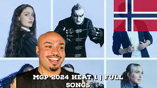 🇳🇴 MGP 2024 HEAT 1 | FULL SONGS AND QUALIFIER PREDICTION 🇳🇴