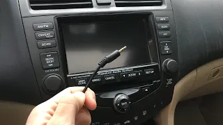 How to install AUX in (2003 - 2007) Honda Accord with Navigation