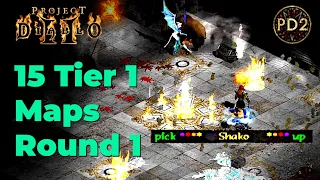 Project Diablo 2 - Highlights from 15 Tier 1 maps - first time in Season 3!