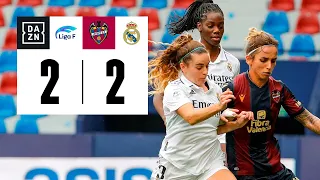 Levante UD vs Real Madrid CF (2-2) | Resumen y goles | Highlights Liga F