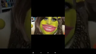 Shrek got some SKITTLES!!!!