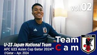 Team Cam vol.02｜初戦のU-23中国代表に向けてトレーニング｜AFC U23 Asian Cup Qatar 2024™｜U-23日本代表