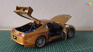 Toyota Supra || Fast and Furious || Diecast Metal Car || Jada Toys || 1:24 Scale