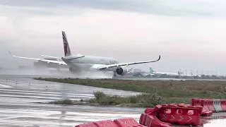 Exciting video of Qatar Airways Boeing take off from Lahore Airport