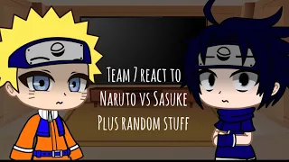 Team 7 react to Naruto vs Sasuke +Random tiktoks||Part 6||Finale||Watch till the end for a surprise