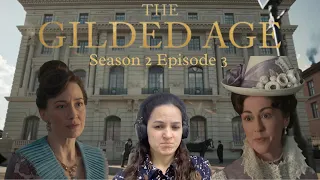 The Gilded Age First Watch Reaction S02-E03, The Cat is Out of the Bag #thegildedage