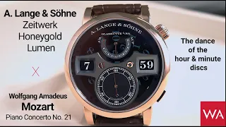 A. Lange & Söhne ZEITWERK Honeygold "Lumen" X Wolfgang Amadeus MOZART Piano Concerto No.21