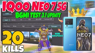 Aladdin Mode 3.1🔥iQOO Neo 7 5G BGMI ( Extreme+ ) Test with Fps