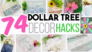 🌟 74 Brilliant DOLLAR TREE Decor Hacks / Dollar Tree DIYs