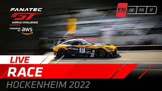 LIVE | Race | Hockenheim | Fanatec GT World Challenge Europe Powered by AWS 2022 (English)