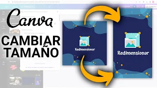 Como Redimensionar o Cambiar tamaño de Diseño en Canva Pro