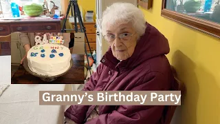 We Had Granny a Birthday Party 😊