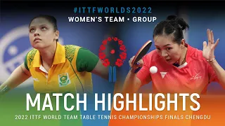 Highlights | Musfiquh Kalam (RSA) vs Jia Nan Yuan (FRA) | WT Grps | #ITTFWorlds2022