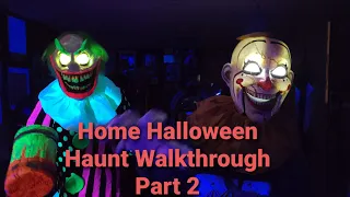 Home Halloween Haunt WalkThrough 2020 Decorations Part 2
