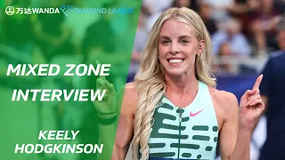 Keely Hodgkinson "I really wanted to commit today" - Wanda Diamond League