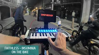 Electric Bikers Vibing to Faithless - Insomnia song in public