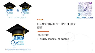 21/22 FINALS CRASH COURSE SERIES: ENT