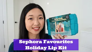 Sephora Favorites Holiday Lip Set 2024 + Try On