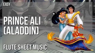 Flute Sheet Music: How to play Prince Ali (Aladdin) by Robin Williams