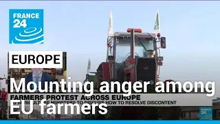 Farmers across Europe protest against fuel taxes, EU regulations • FRANCE 24 English