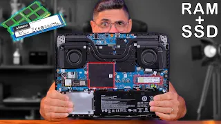 COLOQUEI Memória RAM e SSD no meu NOTEBOOK Acer Nitro 5 com RTX 3050 - UPGRADE BOM E BARATO!