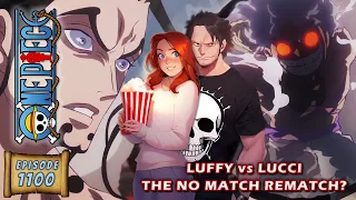 One Piece Episode 1100 Reaction | Luffy vs Lucci - The No Match Rematch?