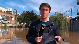 EL LITORAL BAJO EL AGUA: Las angustiantes imágenes de las inundaciones en Colón, Entre Ríos