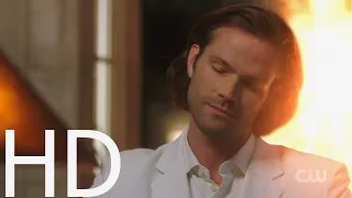 Sam (Lucifer) burns Dean in his dream / Sam - Lucifer / Supernatural 15x05