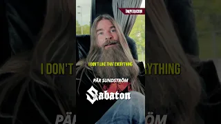 Pär Sundström from Sabaton - Watch the full interview on our channel #shorts #impericon