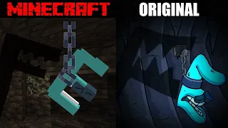 The Craziest Version Alphabet Lore in MINECRAFT Part 1 Super