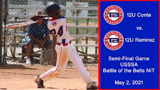 TBSA Patriots 12U- Conte  vs TBSA Patriots 12U- Ramirez in the semi-final game (Battle of the Belts)