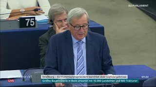 Jean-Claude Juncker zu Ergebnissen des EU-Gipfels vom 17./18. Oktober am 22.10.19