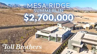 Toll Brothers Luxury New Home for Sale in Mesa Ridge, Summerlin, Las Vegas | Guard-Gated $2,700,000