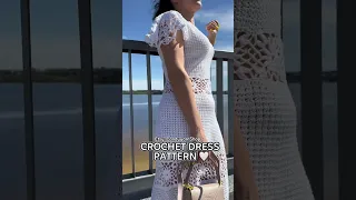 Crochet DRESS PATTERN Wedding Gown Pattern PDF Adjustable Chest Size Inclusive S-M