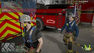 GTA 5 Roleplay | Job Town Roleplay 1 | Trailer Fire! (Engine/Rescue Co.)