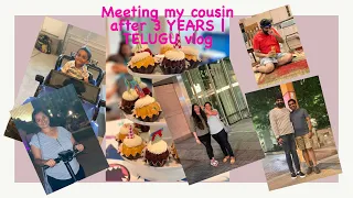 meeting my cousin after 3 years| trip to Charlotte| travel vlog| telugu vlog | fun|shalini bhaskar