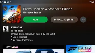 how to play forza horizon 4 on Xbox Game Pass on android 2021