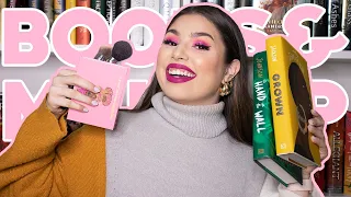 doing my makeup and talking about books // books and makeup tag 💄 👩🏻‍🎨