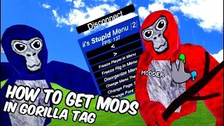 HOW TO GET MODS IN GORILLA TAG (EASIEST METHOD) #gorillatag #vr #mods