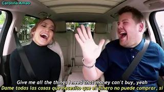 Jennifer Lopez Carpool Karaoke「Sub Español」P. 1 | By Carolina Amao